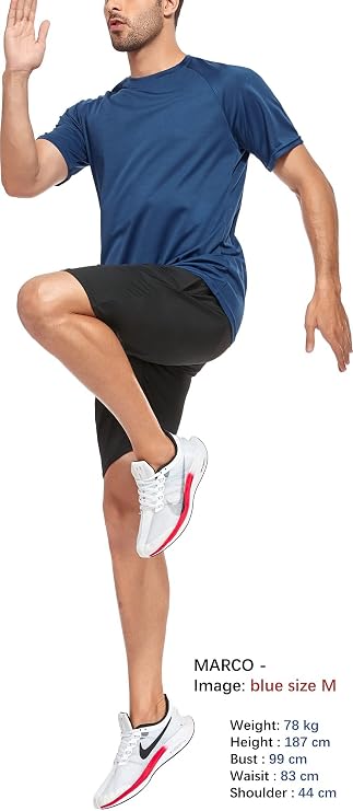 HOPLYNN Men's Running T-Shirt 3 Pack