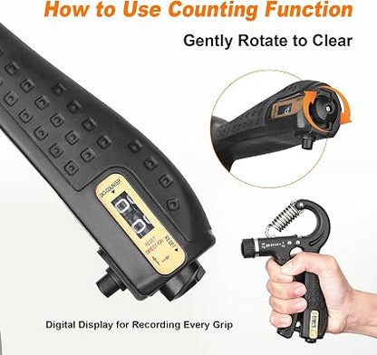 GRIFEMA Hand Grip Strengthener with Counter